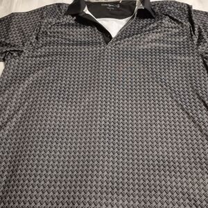 Men's Walter Hagen Patterned Polo Shirt Size L
